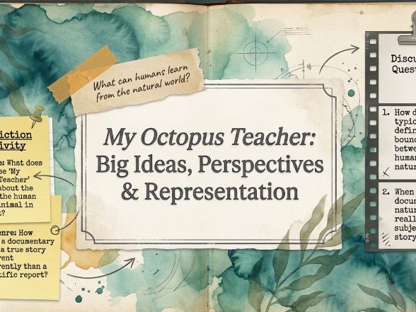 My Octopus Teacher Documentary Unit | Film Study | Visual Analysis | English
