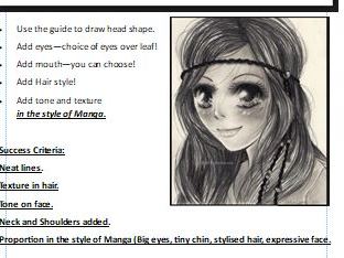 Manga Portraits Drawing