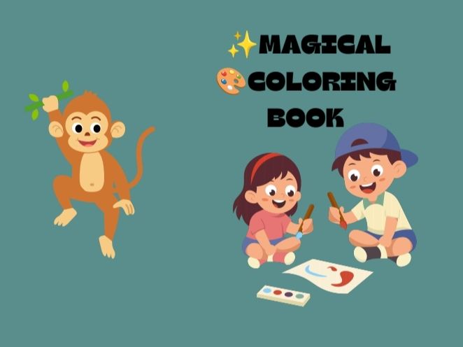 Magical Coloring Book for Kids (39 Pages Cute Coloring Sheets)