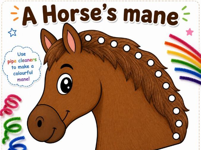 A Horse’s Mane!