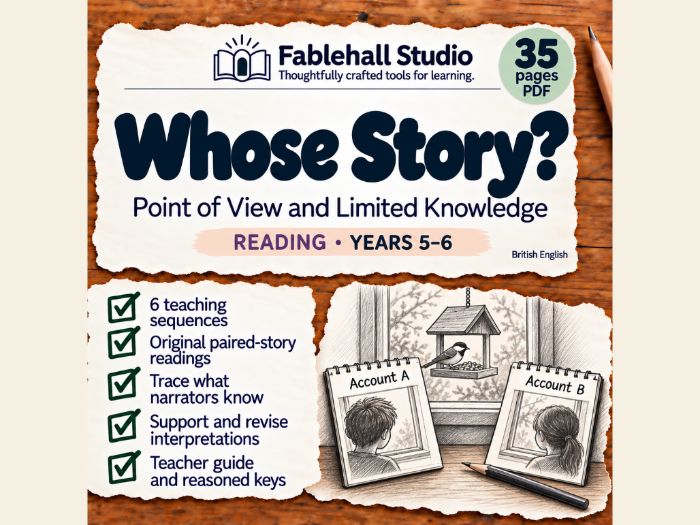 Point of View: Whose Story? | Years 5–6