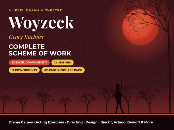 Woyzeck A Level Drama Scheme of Work: Edexcel Component 3 Section C