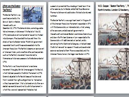 The Boston Tea Party Activity Pack