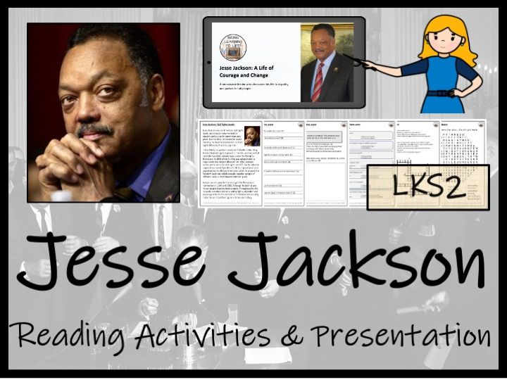 Jesse Jackson Reading Comprehension Activities | Year 3 or Year 4