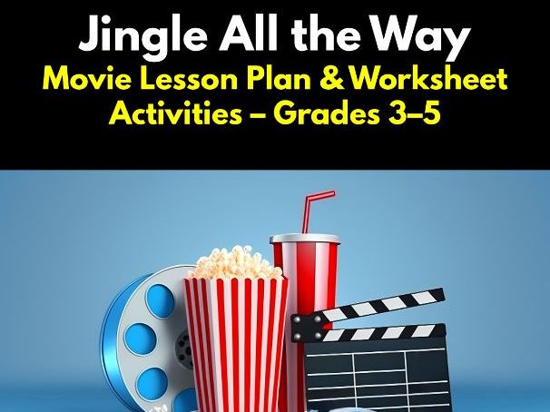 Jingle All the Way Movie Lesson Plan & Worksheet Activities – Grades 3–5