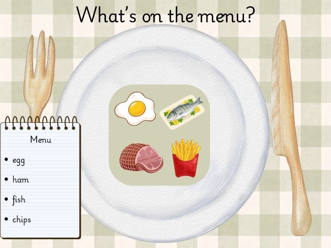 What's on the menu?