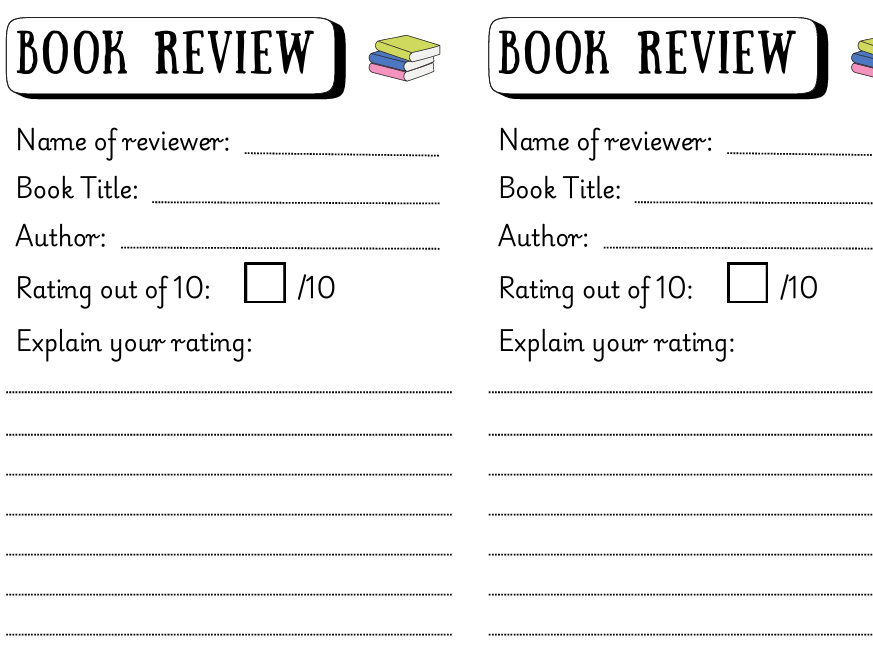 Book Review Template