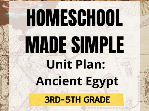 Unit Plan | Ancient Egypt | Grades 3rd-5th
