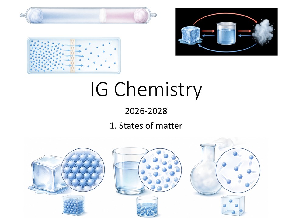 IG Chemistry - 1 States of matter