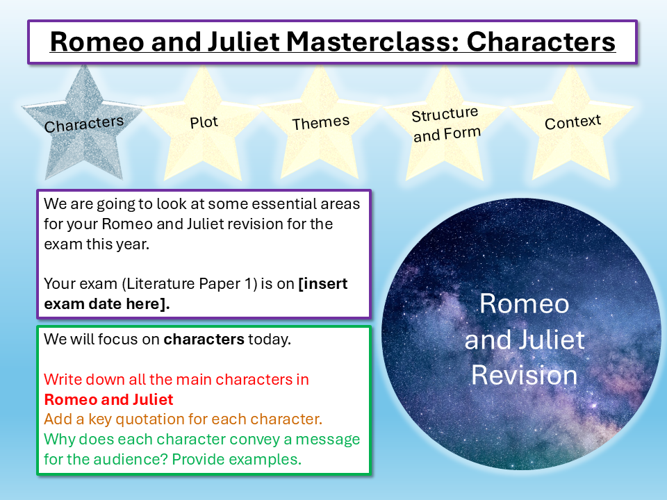 Romeo and Juliet Revision 2027