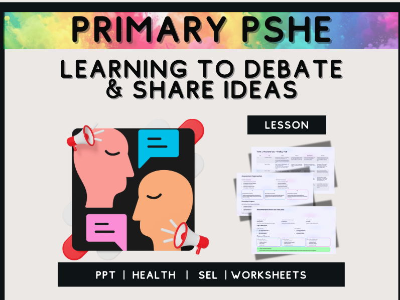 Expressing Opinions – PSHE / SEL 2-Week Communication Skills Pack (Primary)