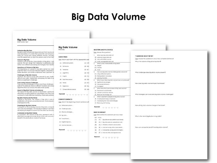 Big Data Volume | Teaching Resources