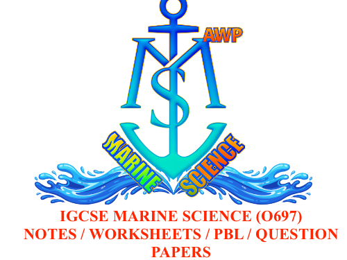 IGCSE-P11/ AWP Marine Science (0697) Practice Paper (Q)