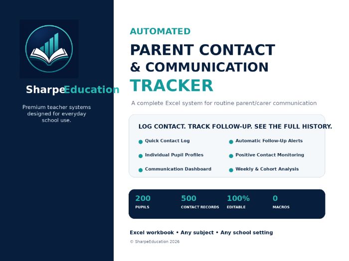 Automated Parent Contact Log & Communication Tracker