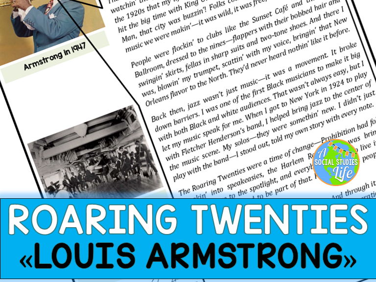 Louis Armstrong on the Roaring Twenties POV