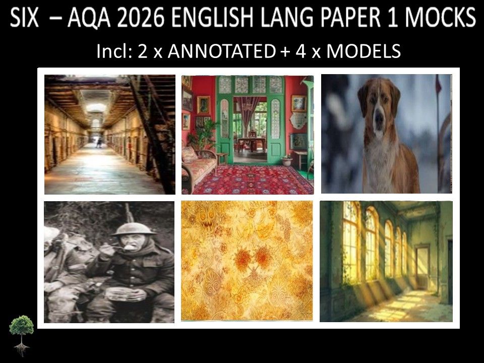 SIX - AQA PAPER 1 | 2026 FULL MOCKS | ANNOTATED | MODELS