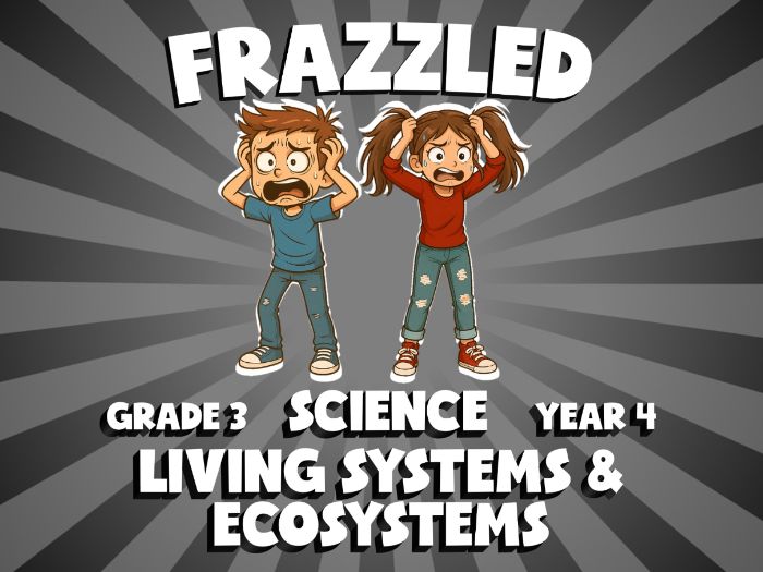 Living Systems & Ecosystems FRAZZLED Science Game | No-Prep Year 4 Review Activity