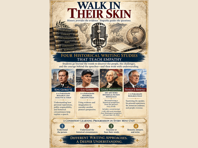 Walk in Their Skin: 4 Historical Studies
