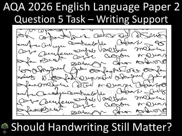 Question 5: AQA 2026 English Language Paper 2 | Handwriting