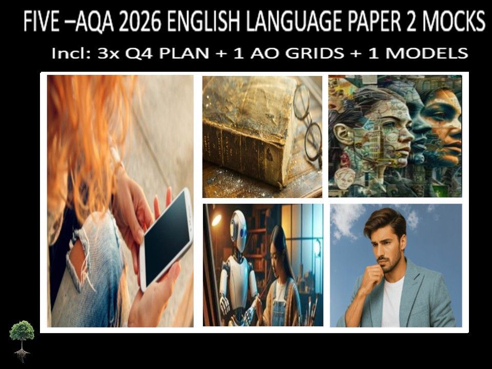 FIVE - AQA PAPER 2 | 2026 FULL MOCKS | Q4 PLAN | MODELS | AO GRIDS