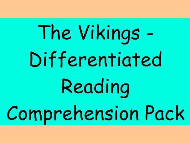 The Vikings – Differentiated Reading Comprehension Pack (LKS2)