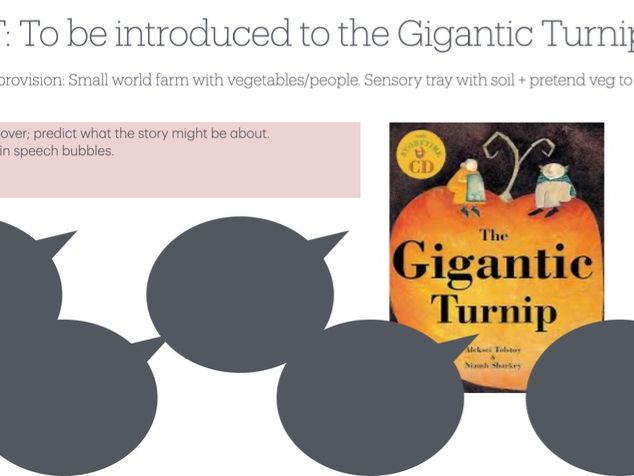 Talk4Writing PowerPoint EYFS - 2 Weeks (8 Lessons) - The Gigantic Turnip