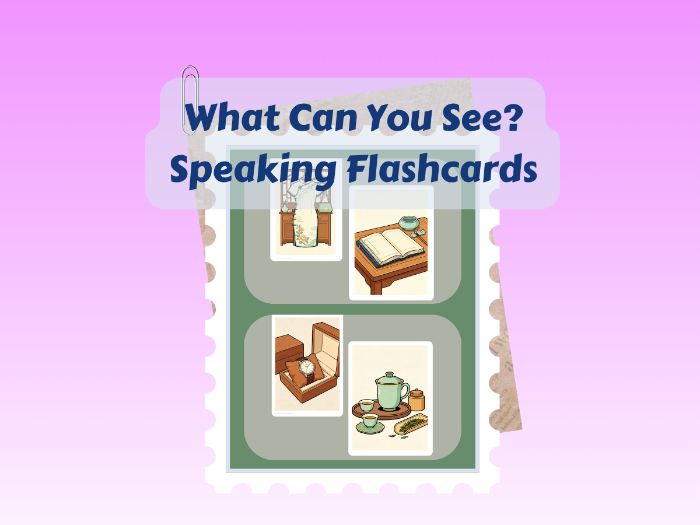 What Can You See? Chinese Style Flashcards | Writing Sheet