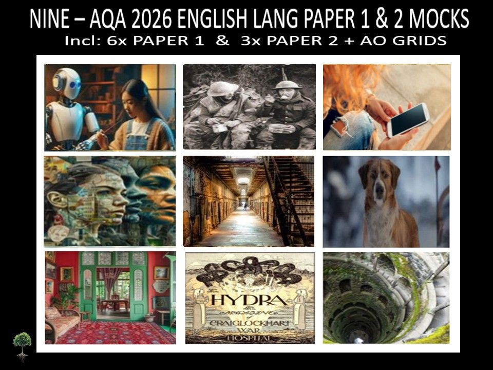 NINE - AQA PAPER 1 & 2 | 2026 FULL MOCKS | AO GRIDS