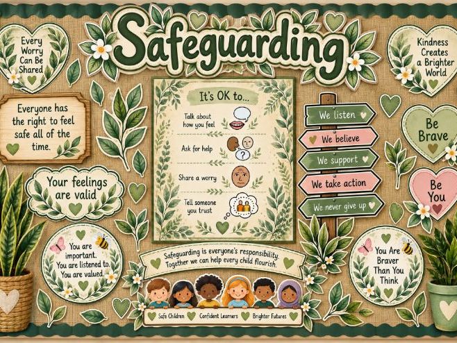 Botanical Themed Safeguarding Display