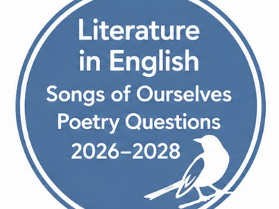 O Level 2010 Literature in English Songs of Ourselves Questions 2026-2028