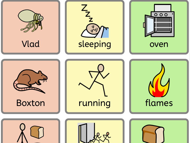 Colourful Semantics Sentence Writing: Vlad and the Great Fire of London