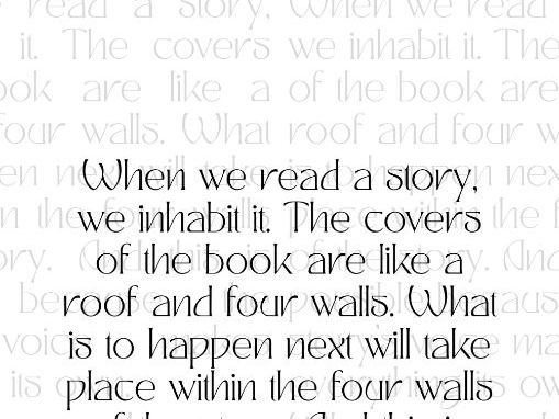 English Classroom Story Quote Poster