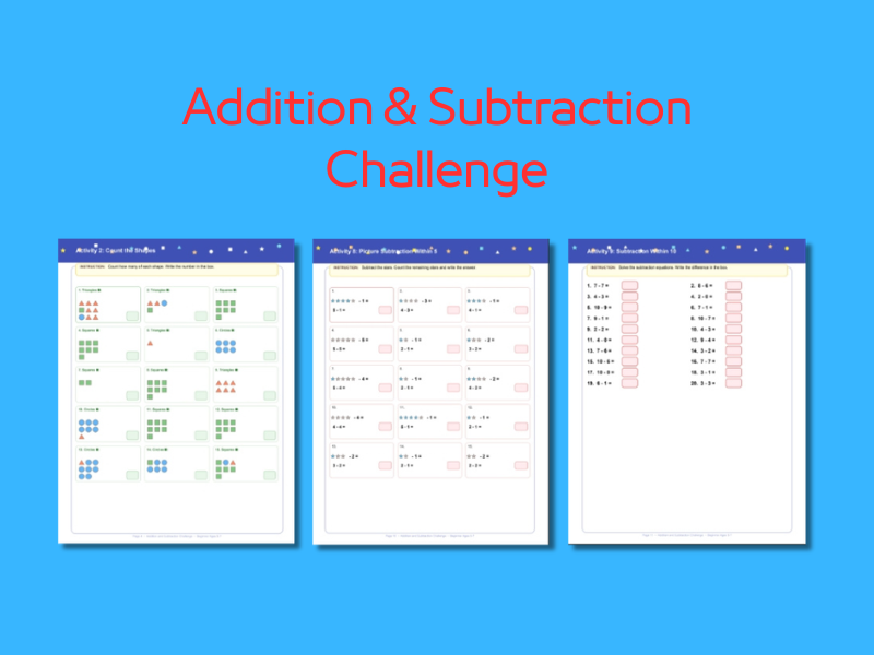 Addition & Subtraction Challenge