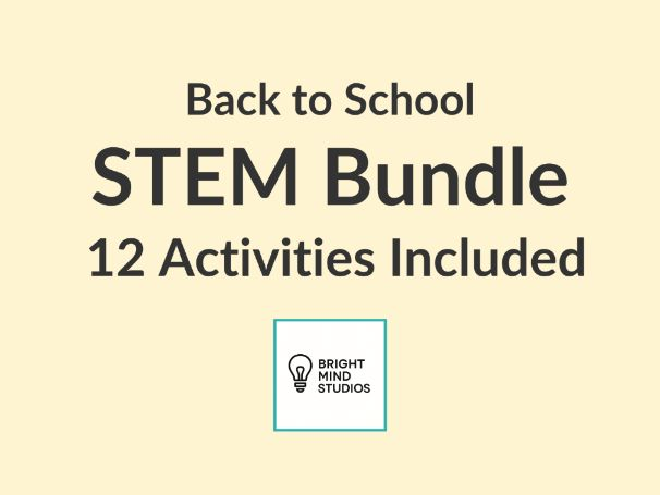 Back to School STEM Activities – 12 Engineering Challenges