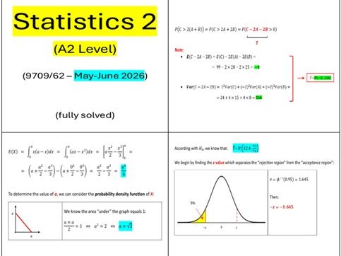 9709/62 – May/June 2026 – Statistics 2
