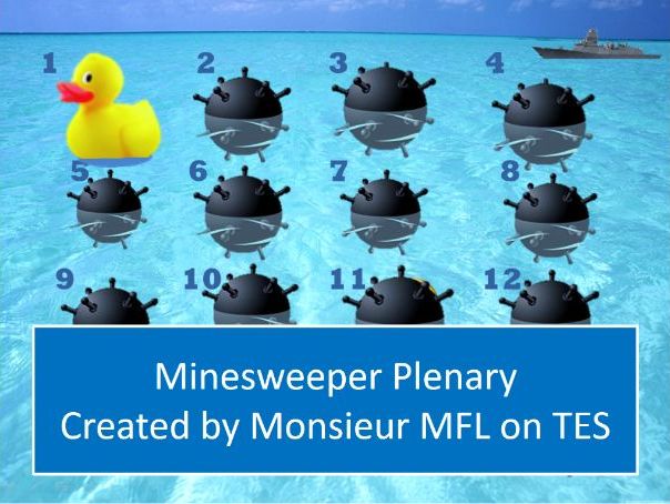 Minesweeper Plenary Game