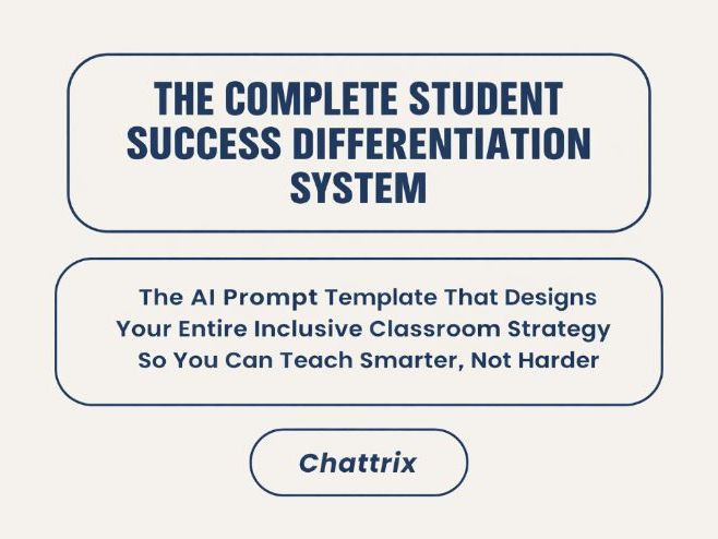 The Complete Student Success Differentiation System
