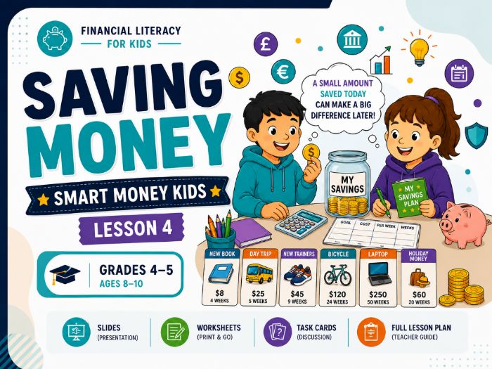 Saving Money | Financial Literacy Lesson 4 | Years 4–5