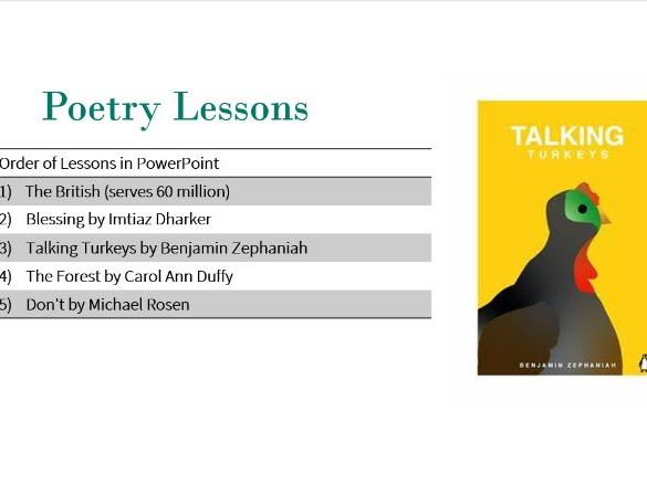 Poetry Cover Lessons – Ready-to-Use Resource for English