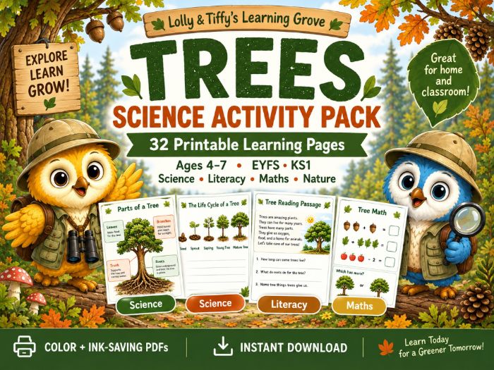 Trees Science Activity Pack | EYFS KS1