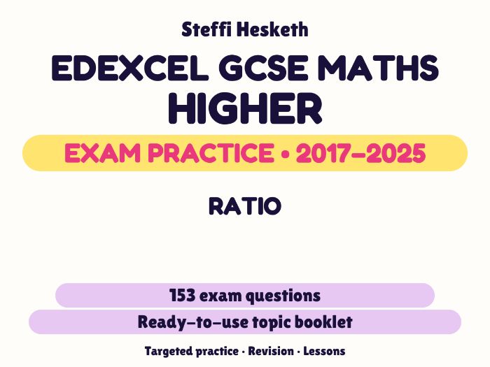 Edexcel GCSE Maths Higher: Ratio Exam Questions | 2017-2025