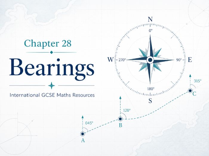 28 - Bearings - CIE iGCSE Maths Resource Bundle