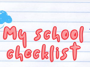 School Checklist