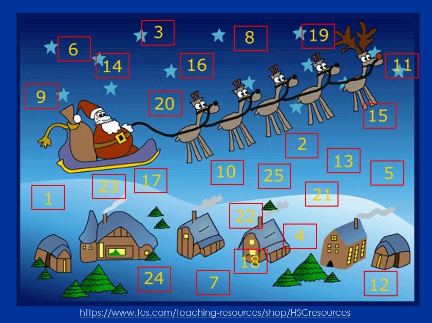 Health & Social Care Advent Calendar Fun Revision Quiz Teaching Resources