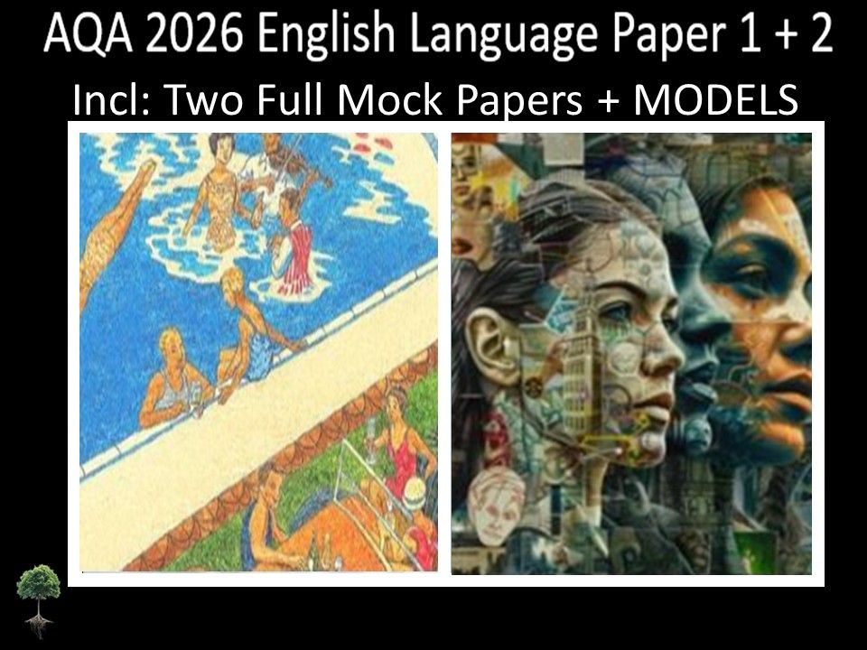 Two AQA 2026 English Language Paper 1 + 2 Mocks | MODELS