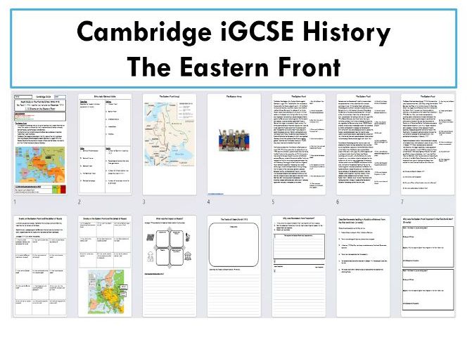 iGCSE | Eastern Front