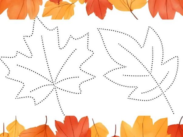 Autumn Pencil Control Sheets Nursery and Reception Fine Motor Pencil Control