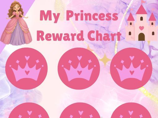 Princess themed Reward chart