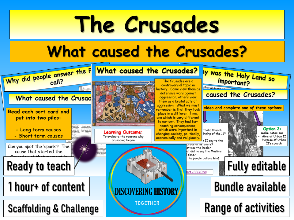 Why did the Crusades begin?
