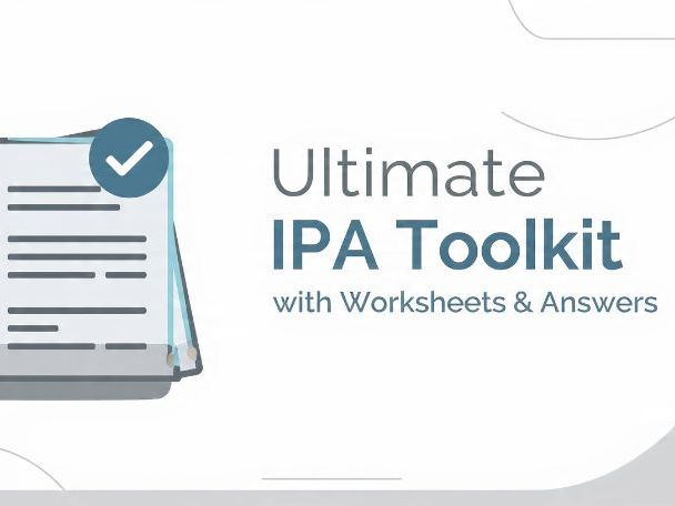 Complete IPA Mastery Kit for Students & Teachers – Charts, Exercises & Answer Key
